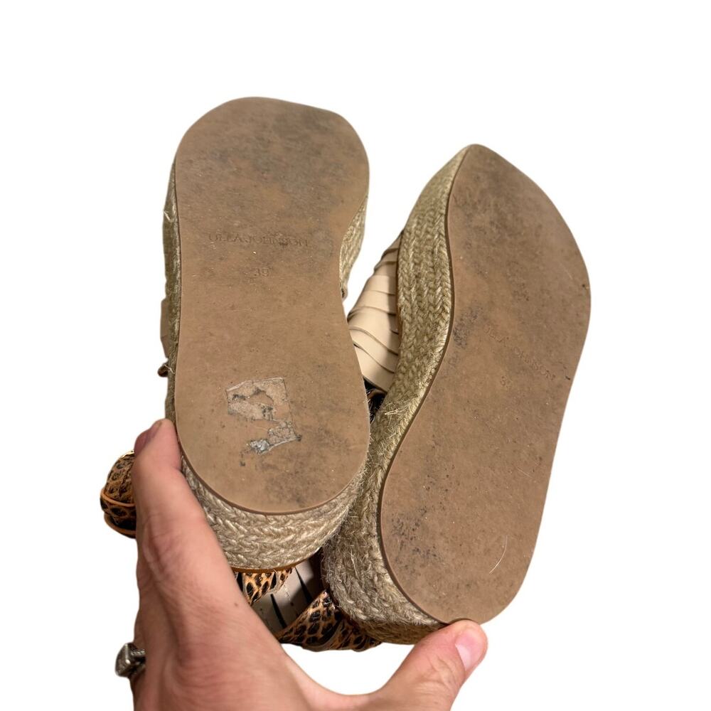 Ulla Johnson Valencia Twisted Espadrille Platform Sandals Sz. 39 (US 8.5) - Picture 7 of 9
